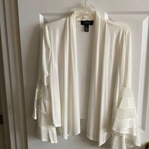 Dressy off white open jacket